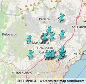 Mappa Via Capitano Mario D'Aleo, 95030 Mascalucia CT, Italia (3.27)