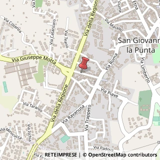 Mappa Via Motta Giuseppe, 63, 95037 San Giovanni la Punta, Catania (Sicilia)