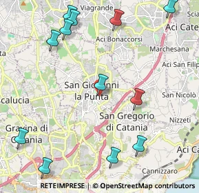 Mappa Via Antonio Torrisi, 95037 San Giovanni La Punta CT, Italia (3.05417)