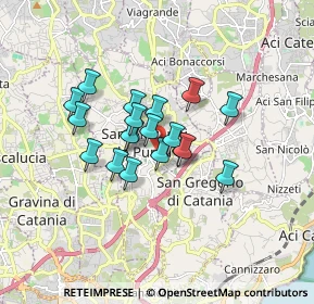 Mappa Via Antonio Torrisi, 95037 San Giovanni La Punta CT, Italia (1.32053)