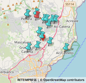 Mappa Via Antonio Torrisi, 95037 San Giovanni La Punta CT, Italia (3.614)