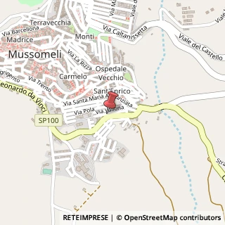 Mappa Via Durazzo, 15, 93014 Mussomeli, Caltanissetta (Sicilia)