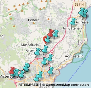 Mappa Via Eugenio Montale, 95037 San Giovanni La Punta CT, Italia (6.011)