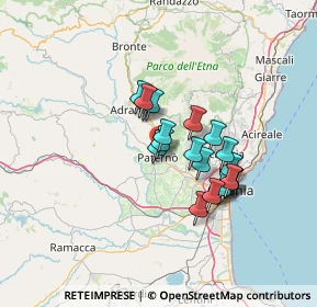 Mappa Via delle Nazioni Unite, 95047 Paternò CT, Italia (11.4535)