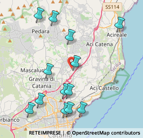 Mappa San Giovanni La Punta, 95037 San Giovanni La Punta CT, Italia (5.15846)