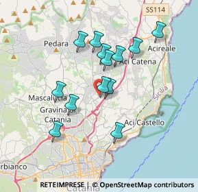 Mappa San Giovanni La Punta, 95037 San Giovanni La Punta CT, Italia (3.49077)