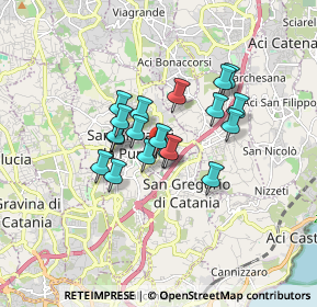 Mappa San Giovanni La Punta, 95037 San Giovanni La Punta CT, Italia (1.35053)