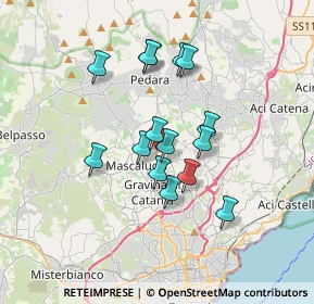 Mappa Via San José Maria Escrivá II Retta Sud, 95030 Tremestieri Etneo CT, Italia (3.18)