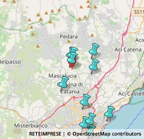 Mappa Via San José Maria Escrivá II Retta Sud, 95030 Tremestieri Etneo CT, Italia (4.28636)