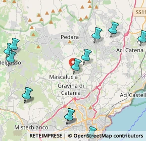 Mappa Via San José Maria Escrivá II Retta Sud, 95030 Tremestieri Etneo CT, Italia (6.15846)