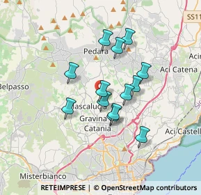 Mappa Via San José Maria Escrivá II Retta Sud, 95030 Tremestieri Etneo CT, Italia (3.06)