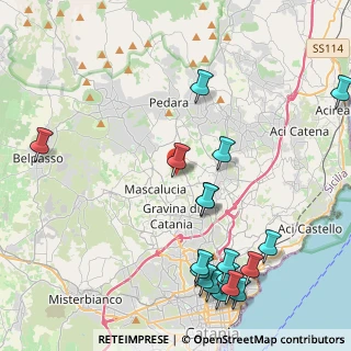 Mappa Via Maria Escrivà Josè, 95030 Tremestieri Etneo CT, Italia (5.96833)