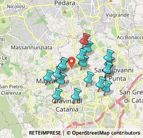 Mappa Via San José Maria Escrivá II Retta Sud, 95030 Tremestieri Etneo CT, Italia (1.61667)
