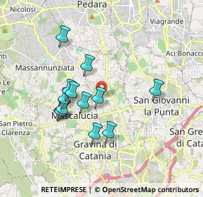 Mappa Via Maria Escrivà Josè, 95030 Tremestieri Etneo CT, Italia (1.76385)