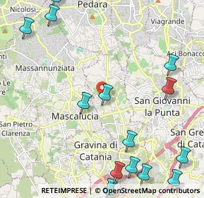 Mappa Via San José Maria Escrivá II Retta Sud, 95030 Tremestieri Etneo CT, Italia (3.38714)