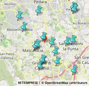Mappa Via San José Maria Escrivá II Retta Sud, 95030 Tremestieri Etneo CT, Italia (2.40421)