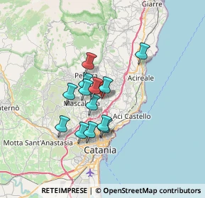 Mappa Via Pennisi, 95037 San Giovanni La Punta CT, Italia (5.60385)