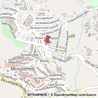Mappa Via madonna di fatima 45, 93014 Mussomeli, Caltanissetta (Sicilia)