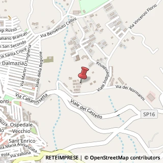 Mappa Via Costanza D'Altavilla, 8, 93014 Mussomeli, Caltanissetta (Sicilia)