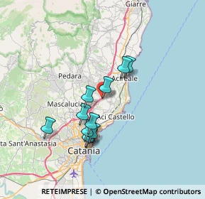 Mappa Via Calanna, 95028 Valverde CT, Italia (6.52091)