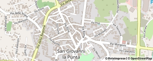 Mappa San Giovanni la Punta