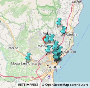 Mappa Via San Giacomo, 95030 Mascalucia CT, Italia (6.22467)