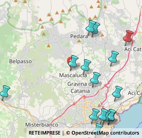 Mappa Via San Giacomo, 95030 Mascalucia CT, Italia (6.11067)