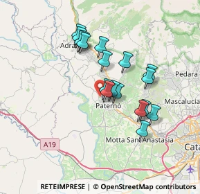Mappa Contrada Monafria, 95047 Paternò CT, Italia (6.72222)