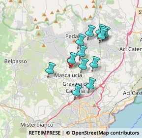 Mappa Via G. Oberdan, 95030 Mascalucia CT, Italia (3.26154)