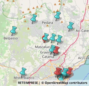 Mappa Via M. d'Azeglio, 95030 Mascalucia CT, Italia (5.6505)