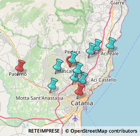 Mappa Via M. d'Azeglio, 95030 Mascalucia CT, Italia (6.21455)