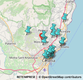 Mappa Via M. d'Azeglio, 95030 Mascalucia CT, Italia (6.98059)