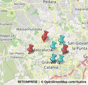 Mappa Via M. d'Azeglio, 95030 Mascalucia CT, Italia (1.87273)