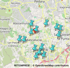 Mappa Via M. d'Azeglio, 95030 Mascalucia CT, Italia (2.188)