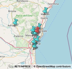Mappa Via Luigi Cadorna, 95037 San Giovanni La Punta CT, Italia (9.86091)
