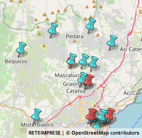 Mappa Via Lussemburgo, 95030 Mascalucia CT, Italia (5.6275)