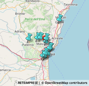 Mappa Via Strasburgo, 95030 Mascalucia CT, Italia (9.72615)