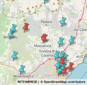 Mappa Via Strasburgo, 95030 Mascalucia CT, Italia (5.923)