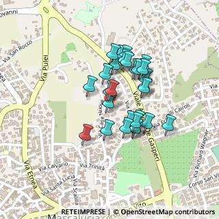 Mappa Via Strasburgo, 95030 Mascalucia CT, Italia (0.18)