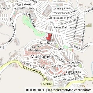 Mappa Piazza Umberto I, 28, 93014 Mussomeli, Caltanissetta (Sicilia)