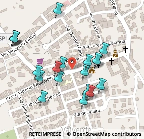 Mappa Via Nuova, 95028 Valverde CT, Italia (0.14)