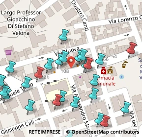 Mappa Via Nuova, 95028 Valverde CT, Italia (0.07037)