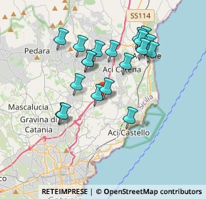 Mappa Via Nuova, 95028 Valverde CT, Italia (3.66421)