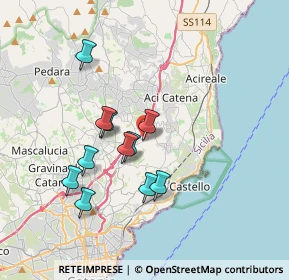 Mappa Via Nuova, 95028 Valverde CT, Italia (3.55273)