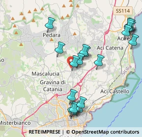 Mappa Via Volterra, 95037 San Giovanni La Punta CT, Italia (5.09579)