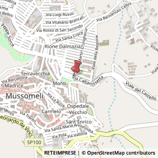 Mappa Via caltanissetta 38, 93014 Mussomeli, Caltanissetta (Sicilia)