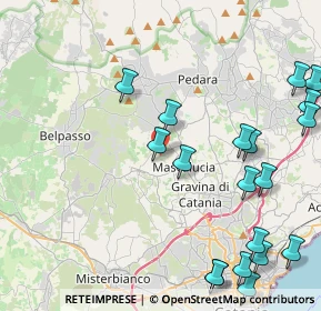 Mappa Via Santa Spera II Traversa, 95030 Mascalucia CT, Italia (6.21474)