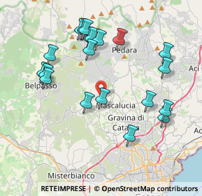 Mappa Via Santa Spera II Traversa, 95030 Mascalucia CT, Italia (4.615)