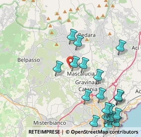 Mappa Via Santa Spera II Traversa, 95030 Mascalucia CT, Italia (6.0405)