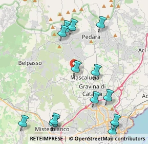 Mappa Via Santa Spera II Traversa, 95030 Mascalucia CT, Italia (5.60769)